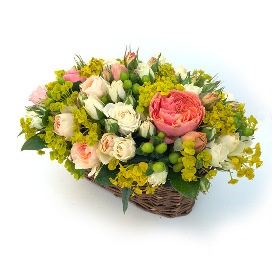 Boating flower basket