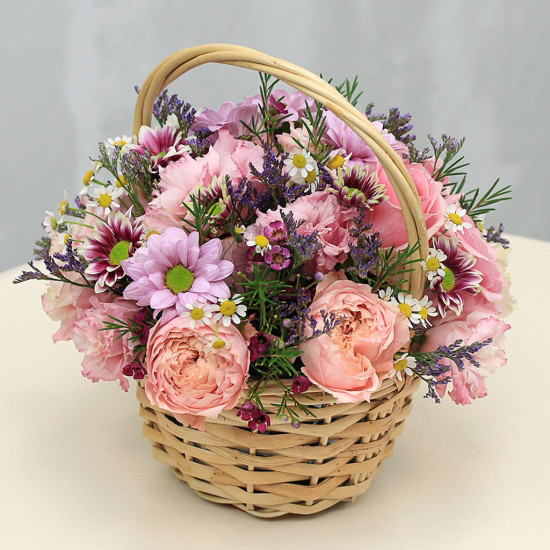 Mutual thoughts flower basket